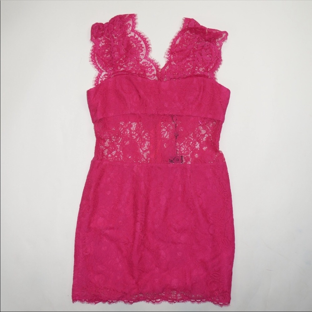 Pink Cut out BCBG dress